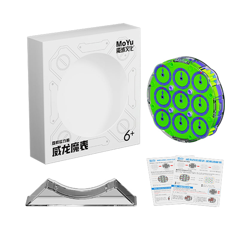 MoYu Weilong Clock Magnetic - Cyber Purple
