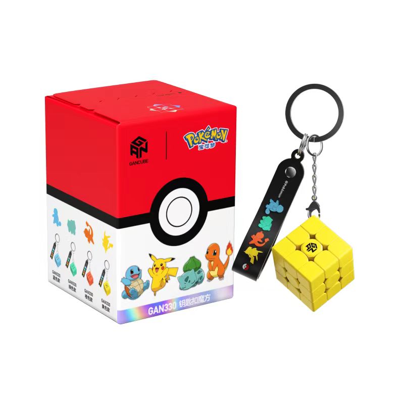 GAN 330 Pokémon Cube Pikachu | Mini 3x3 Keychain Flagship Australia ...