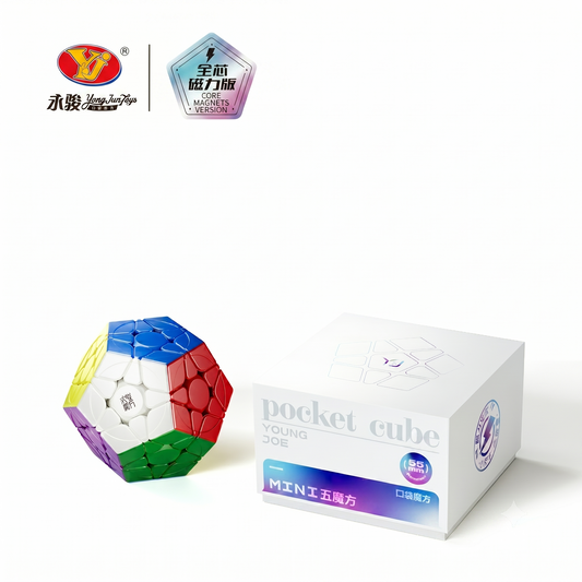 YJ Pocket Mini Megaminx (Magnetic + Ball Core)